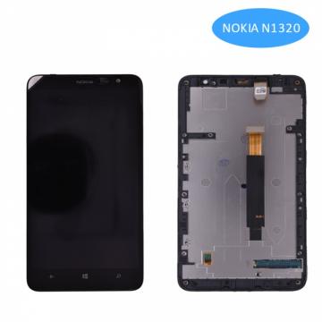 Original Écran Complet Vitre Tactile LCD avec Châssis Nokia Lumia 1520/RM-937/RM-938/RM-939 Noir